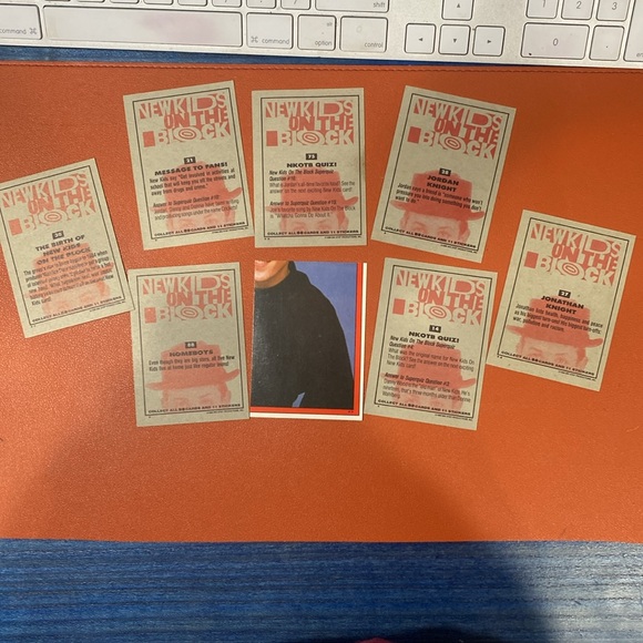 1989 Topps New Kids On The Block 8 Super Gloss Trading cards - Picture 2 of 7